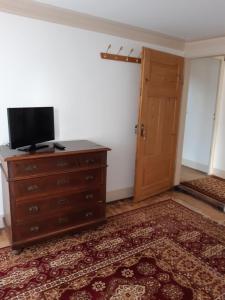 TV a/nebo společenská místnost v ubytování Pension Will