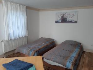 Postel nebo postele na pokoji v ubytování Pension Will