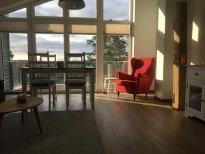 Posezení v ubytování Ferienwohnung Stella Maris
