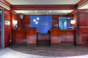 The lobby or reception area at Holiday Inn Express and Suites Dawson Creek, an IHG Hotel
