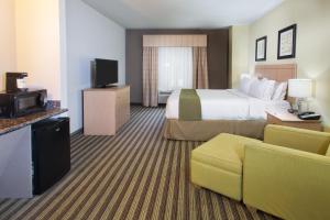 Televízia a/alebo spoločenská miestnosť v ubytovaní Holiday Inn Express Hotel & Suites Alvarado, an IHG Hotel
