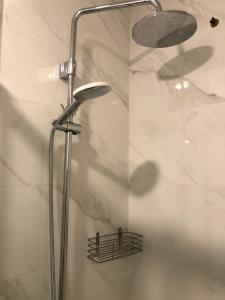 a shower with a shower head in a bathroom at Boutique Princesa in Marbella