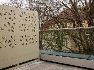 Balkón nebo terasa v ubytování Premium Green Apartments Vienna
