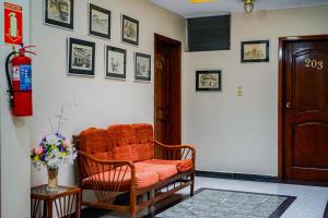 Posezení v ubytování Hotel Makroz