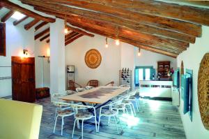 Dining area in the country house