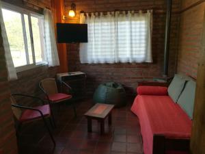 Posezení v ubytování Cabañas Valentina