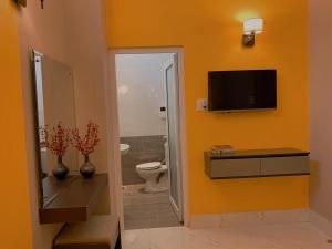 Koupelna v ubytování 54 Homestay