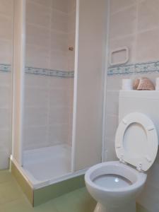 Koupelna v ubytování Villa Palfi