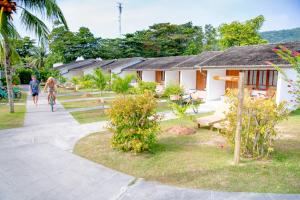 Zahrada ubytování La Digue Island Lodge