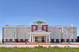 a rendering of the front of a hotel at Holiday Inn Express Hotel & Suites Dumas, an IHG Hotel in Dumas