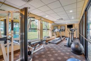 Fitness center at/o fitness facilities sa Holiday Inn Express Hotel & Suites Canton, an IHG Hotel
