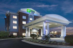 a hotel with a building with a gazebo at Holiday Inn Express & Suites Culpeper, an IHG Hotel in Culpeper