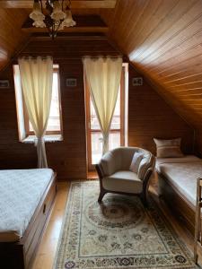 Letto o letti in una camera di Apartmánový dom Slniečko