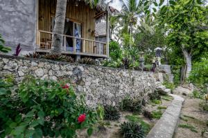 艾杜森林小屋旅馆外面的花园