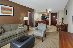 Zona d'estar a Holiday Inn & Suites Chicago-Carol Stream Wheaton, an IHG Hotel