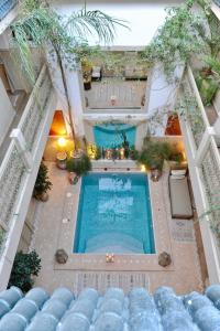 Bazén v ubytování Riad Anjar nebo v jeho okolí