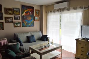 Χώρος καθιστικού στο Apartamento en Las Gondolas