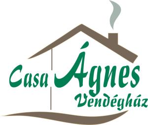 a logo of a house with the words casa jerusalem at Casa Agnes Vendeghaz in Fîntînele