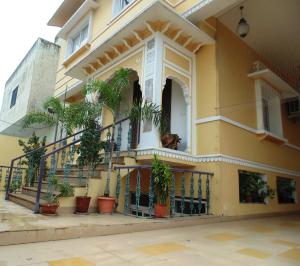 Balkón nebo terasa v ubytování Hotel Raj Kothi Jaipur airport