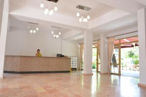 The lobby or reception area at Club Palm Garden Keskin Hotel