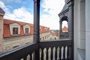 Balkón nebo terasa v ubytování Bishop Apartments