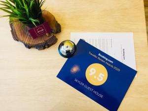 Certifikát, hodnocení, plakát nebo jiný dokument vystavený v ubytování SKYLER GUEST HOUSE
