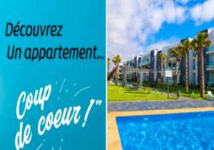 Bazén v ubytování Charmant Appartement avec une vue imprenable nebo v jeho okolí