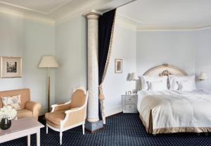 Voodi või voodid majutusasutuse Palais Bad Ragaz toas