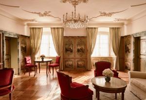 Istumisnurk majutusasutuses Palais Bad Ragaz