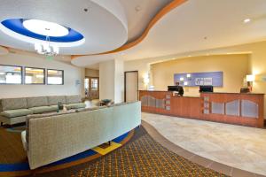 
The lobby or reception area at Holiday Inn Express and Suites Denver East Peoria Street, an IHG Hotel
