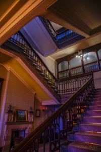 an image of a staircase in a building at Camelot Castle Hotel in Tintagel