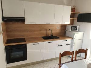 Küche/Küchenzeile in der Unterkunft Apartmani Peran