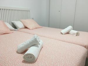 Posteľ alebo postele v izbe v ubytovaní Alameda apodaca