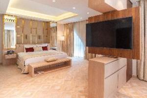 Katil atau katil-katil dalam bilik di Century Hotel Doha