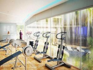 Fitnesscenter och/eller fitnessfaciliteter på Centara Avenue a4,Near WALKING STREET,freePOOL,GYM