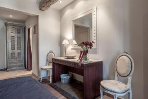 Voodi või voodid majutusasutuse Auberge l'Entrecôte toas