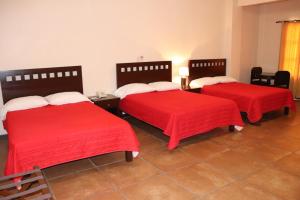 Ένα ή περισσότερα κρεβάτια σε δωμάτιο στο Hotel El Cafetalero +26 φωτογραφίες