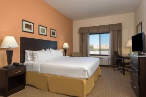 A bed or beds in a room at Holiday Inn Express and Suites Lafayette East, an IHG Hotel