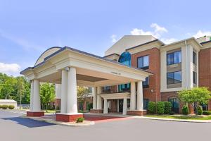 a building with a gazebo in front of it at Holiday Inn Express Hotel & Suites Youngstown - North Lima/Boardman, an IHG Hotel in North Lima