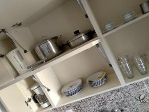Кухня або міні-кухня у Stefiniki Apartment