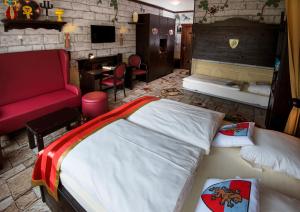 Postel nebo postele na pokoji v ubytování Hotel Legoland