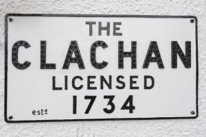 Certifikát, hodnocení, plakát nebo jiný dokument vystavený v ubytování The Clachan Inn