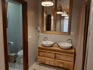 Koupelna v ubytování Hotel Restaurant Alpet Theth