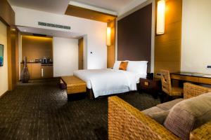 Letto o letti in una camera di Silks Place Yilan