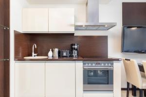 Kuchyňa alebo kuchynka v ubytovaní Apartamenty Villa Marea Misdroy by Noclegi Renters