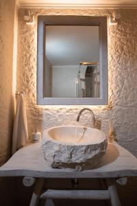 Posteľ alebo postele v izbe v ubytovaní Palm Luxury Studios
