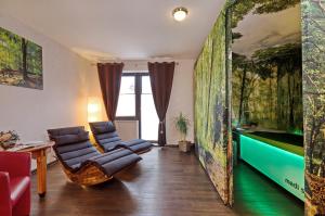 Posezení v ubytování Akzent Aktiv & Vital Hotel Thüringen