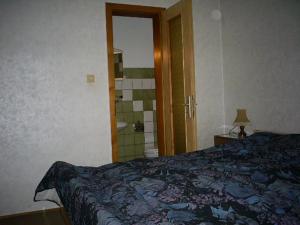 Postel nebo postele na pokoji v ubytování Ferienhaus Krähmer
