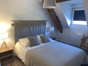Ένα ή περισσότερα κρεβάτια σε δωμάτιο στο Chambres d'hôtes - L'Ecurie Obernai