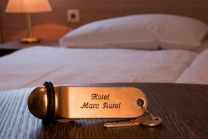 Krevet ili kreveti u jedinici u objektu Hotel Marc Aurel